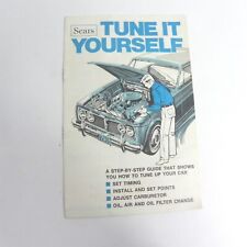 1974 SEARS TUNE IT YOURSELF CARBURETOR ADJUSTMEN FILTER CHANGE GUIDE BOOK picture
