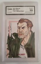 GRADED Marvel Sgt Fury and His Howling Commandos SketchaFEX Card by Jason Godwin picture