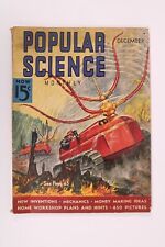 Vintage Popular Science Magazine December 1937 Experts Way of Making Skies picture