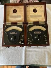 Vintage GE P3 ammeter and Voltmeter sold as a pair picture