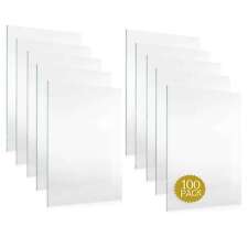 100 Sheets Of Non-Glare UV-Resistant Frame-Grade Acrylic Replacement for 6x8 picture