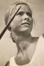 German woman athlete throwing a javelin WW2 Photo Glossy 4*6 in A012 picture