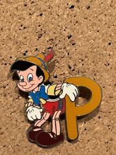 Alphabet Pin Letter P For Pinocchio Disney Pin picture