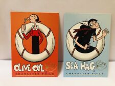 1994 Card Creations Olive Oil & Sea Hag Lot Of 2 Character Foils picture