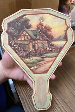 Vintage 1930s Anchorage Kentucky Central Life & Accident Insurance Co. Hand Fan picture