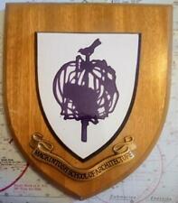 c1960 Glasgow College of Architecture University School Crest Shield Plaque picture