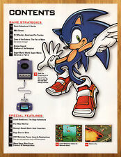 2002 Sonic Adventure 2 Battle Gamecube Pinup Print Ad/Poster Official Pop Art picture