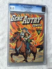 Gene Autry Comics #4 CGC 8.0  Jan 1943 a 68 page classic & FREE color photocopy picture