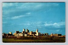 Dallas TX-Texas, Skyline Of City, Antique, Vintage Souvenir Postcard picture