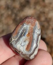 MEXICAN CRAZY LACE AGATE, BEAUTIFUL POLISHED 22G DISPLAY AGATE  picture