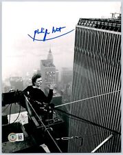 Philippe Petit Authentic Autographed World Trade Center Beckett BAS COA 8x10 picture