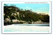 POSTCARD Ninth Street Dam and Alem Rocks New Brighton Pennsylvania  picture