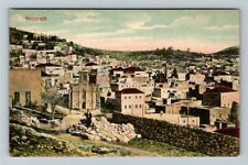 View Overlooking Nazareth Vintage Souvenir Postcard picture