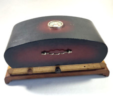 Vintage Antique Handmade Wooden Musical Cigarette Dispenser Holder Box Original picture