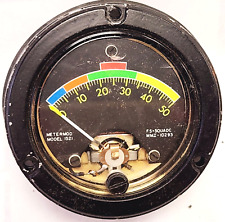 METERMOD MODEL 1521 FS=50 UA DC PANEL METER, 0 TO 50 DC (NEW) picture