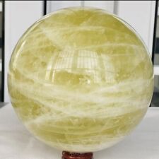 5040g Natural Yellow Citrine Quartz Crystal Ball Sphere Solar Plexus Healing picture
