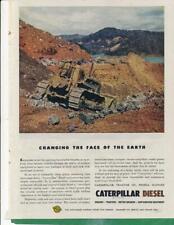 Magazine Ad - 1945 - Caterpillar Tractors - World War 2 picture