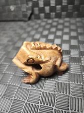Wooden Frog/Toad Carving Hand Carved Musical Instrument Original Thailand picture