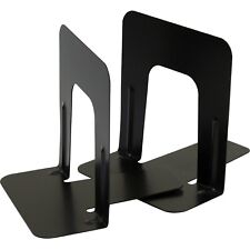 Bookends Metal 5 inches High Non Skid Black - 1 Pair of 2 bookends picture