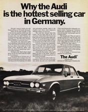 Vintage 1971 Audi Print Ad Hottest Selling in Germany Full Page Advertisement picture