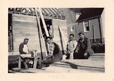 Old Photo Snapshot Men Construction Carpenters Builders 1950s   #13 Z19 picture