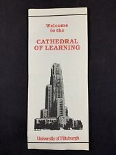 Vintage 1987 Cathedral of Learning University of Pittsburgh Pitt Pamphlet picture