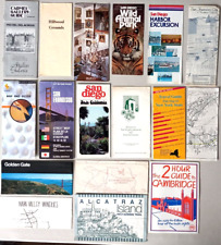 Tourist Guide Maps Lot Of 16 Vacation Location Self Tour Guides Site Seeing picture