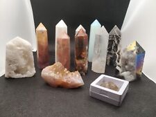 Natural Crystal Wand Tower Point - Many Materials. YOU PICK picture