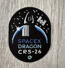 Original SpaceX CR - 26 Dragon Mission Patch NASA Falcon 9 3.5” picture