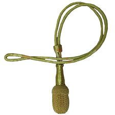 Army Officer Gold Metallic Cord With Wire Acorn Sword Knot Brand New  picture