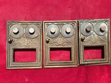 3 Vintage Post Office Combination Locks 4.5”x5”  (Z) picture