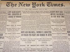 1923 JULY 14 NEW YORK TIMES - HUTCHINSON HAS 142 & JONES SECOND 144 - NT 7747 picture