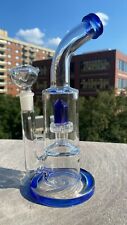 10-11'' Beautiful and Heavy Glass Water Pipe Bong Bubbler Hookah With Glass Bowl picture