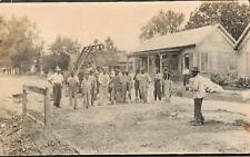 1910s RPPC Prisoners Workers Chain Gang African American Black Men Photo Road picture