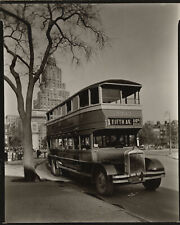 Old 8X10 Photo, 1930's Fifth Avenue Bus, Washington Square NYC 58511857 picture