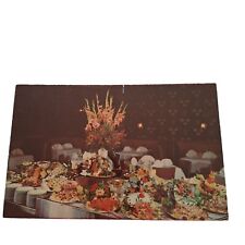 Postcard Stockholm Restaurant New York Table of Food Chrome Unposted picture