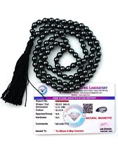 Natural Crystal Magnetite mala Natural Crystal Stone 6 mm 108 Beads Jap Mala picture
