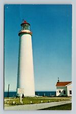 La Gaspesie Quebec CA-Canada, Cap-Des-Rosiers Lighthouse Vintage Postcard picture