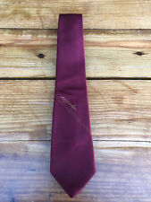 McDonnell Douglas Aircraft Neck Tie, Maroon With Gold Plane Logo picture
