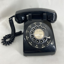 Vintage Stromberg Carlson Model 500D 1978 Black Rotary Dial Desk Telephone picture