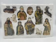 O'Well Heritage 11 Piece Porcelain Holy Family Nativity Set Hand Painted Vintage picture