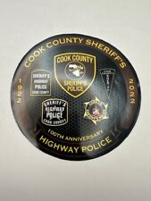 COOK COUNTY Sheriff's 100th year 6'' round decal picture