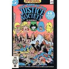 Last Days of the Justice Society Special #1 in NM minus condition. DC comics [u. picture