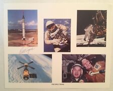 Astronaut Bill Pogue Signed Official NASA The Early Years Collage Photo (Skylab) picture