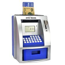ATM Savings Bank for Real Money, Mini ATM Machine with Debit Card, Electronic... picture