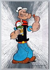 King Features syndicate Popeye Dufex foil unused postcard. Postcrossing picture