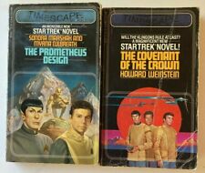 2 TIMESCAPE STAR TREK NOVELS/The Covenant of the Crown & The Prometheus Design picture