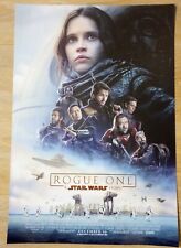 Star Wars Rogue One Doubled Sided Poster 11x17