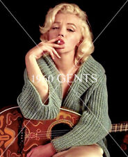 1950s Color Photo Print Blonde Playboy Playmate Marilyn Monroe 53 RARE picture