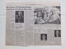 Ray Thomas 76 Obituary New York Times Founding Member Moody Blues picture
